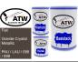 Preview: Fiat, Granite Crystal Metallic, PAU / LAU / 095 / 099: 500ml Lackdose + 500ml Klarlack + 250ml Härter - Set, von ATW Autoteile West.